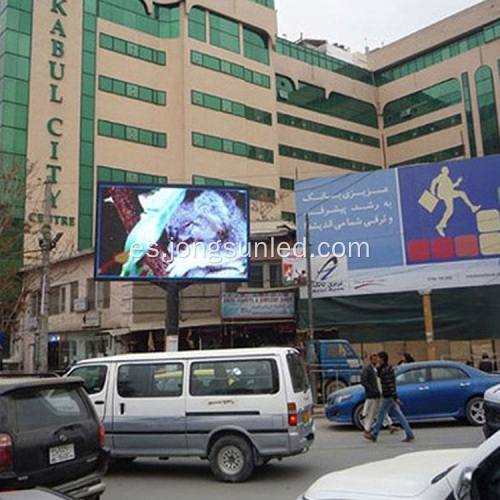 Exhibición de la publicidad del mensaje de la cartelera del LED al aire libre